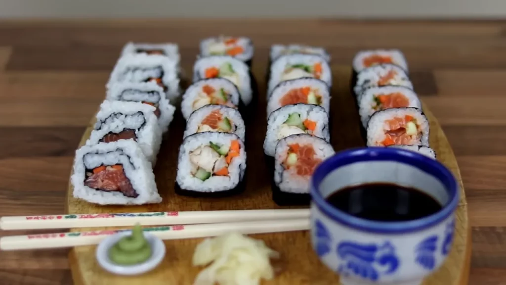esquentar sushi na airfryer